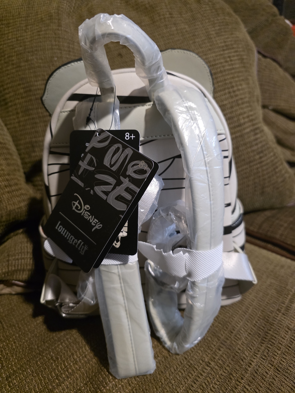 NEW LOUNGEFLY Disney Mickey Mummy Glow-in-the-dark Backpack - Picture 8 of 9